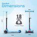 Glide Kick Scooter (Blue)