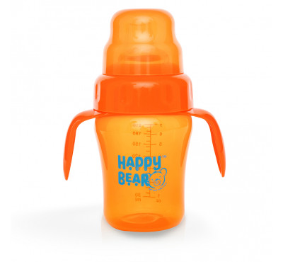 2 in 1 Spout & Straw Sipper Cup 250ml (Orange Yellow)