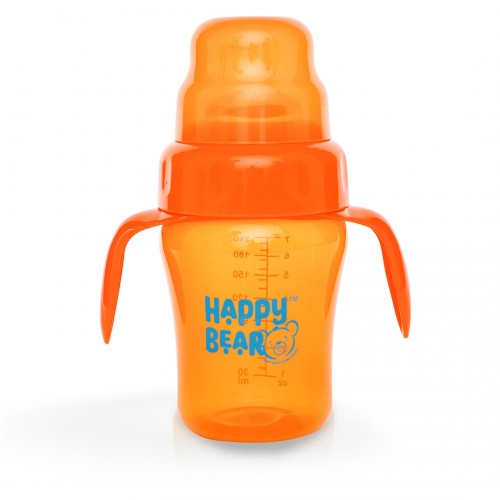 2 in 1 Spout & Straw Sipper Cup 250ml (Orange Yellow)