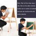 2 in 1 Double sided Easel Board (Black and White)