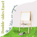 2 in 1 Double sided Easel Board (Black and White)