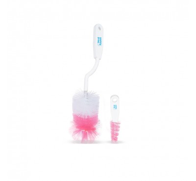 Bottle & Nipple Cleaning Brush, Set of 2 (Pink)
