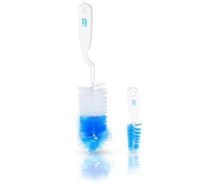 Bottle & Nipple Cleaning Brush, Set of 2 (Blue)