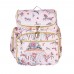 Diaper Designer Backpack with Laptop Compartment (Pink)