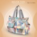 Diaper Shoulder Bag with Detachable Insulated Bottle Sleeve (Multicolor)