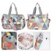 Diaper Shoulder Bag with Detachable Insulated Bottle Sleeve (Multicolor)