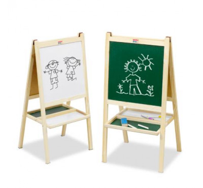 2 in 1 Double sided Easel Board (Black and White)