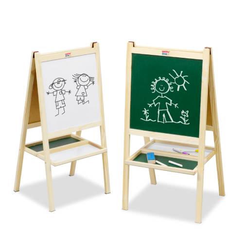 2 in 1 Double sided Easel Board (Black and White)