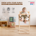 Wooden High Chair (Foldable) 