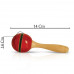 Maraca Rattle (Red)