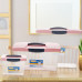 Pack of 3 - Multistorage Box (Pink)