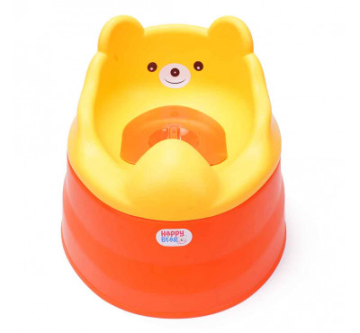 Bear Potty Seat(Yellow with Orange)