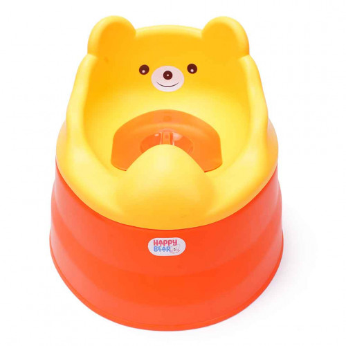 Bear Potty Seat(Yellow with Orange)