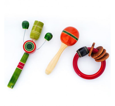 Rattle Set (Maraca, Ring, Tik-Tik)