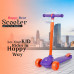 Scootex Kick Scooter (Purple Orange)