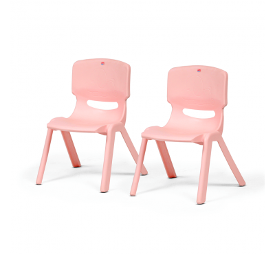 Set of 2 Chairs(Light Pink)