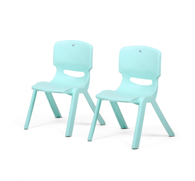 Set of 2 Chairs(LightBlue & LightBlue)