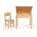 Solid Wood Table and Chair Set