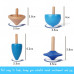 Wooden Spinning Tops Toy (Pack of 4)