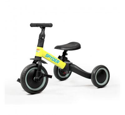 Spyder 3 In 1 Tricycle (Yellow)