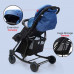 2 in 1 Stroller cum Rocker (Blue)