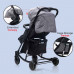 2 in 1 Stroller cum Rocker (Grey)