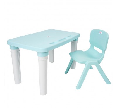 Study Table & Chair Set (Light Blue)