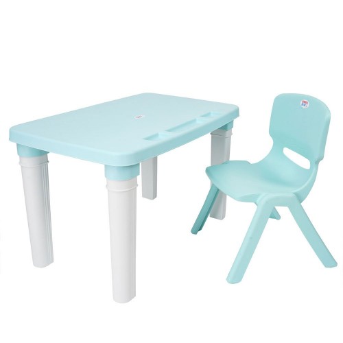 Study Table & Chair Set (Light Blue)